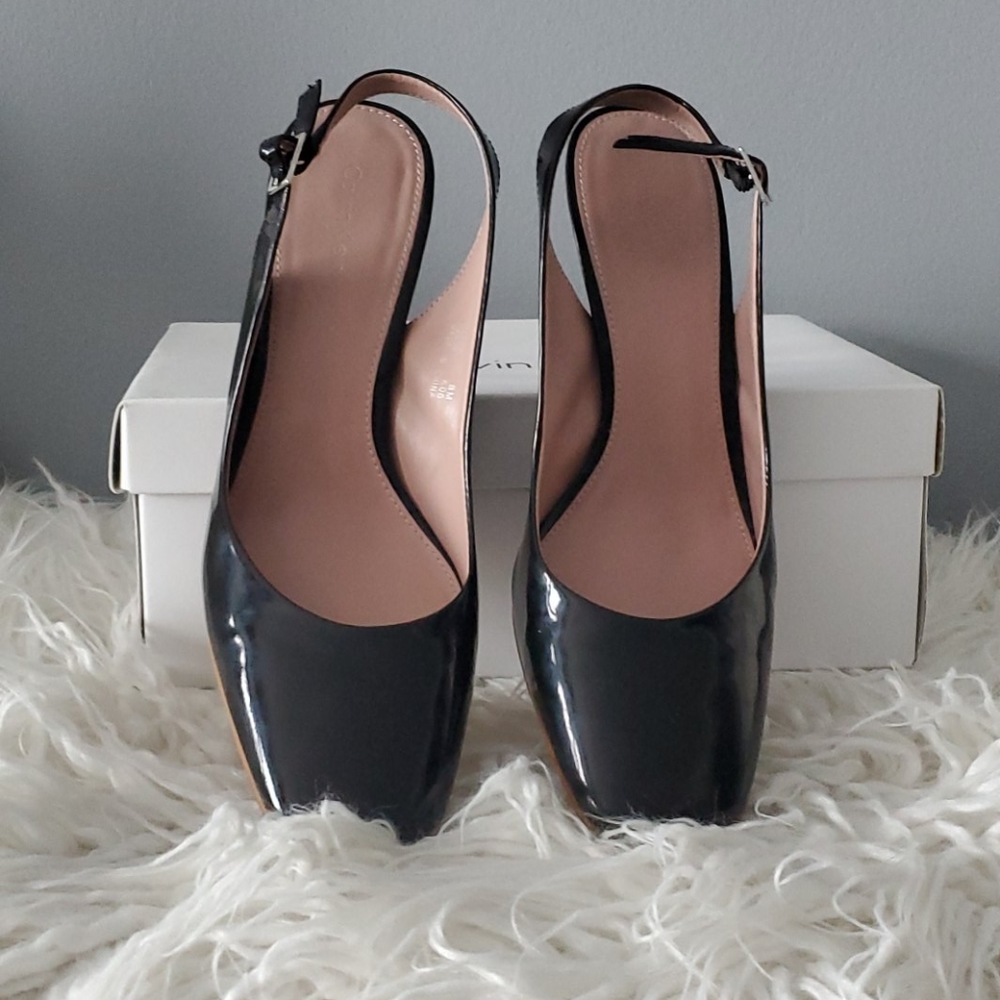 Calvin Klein Reeda Patent Slingback